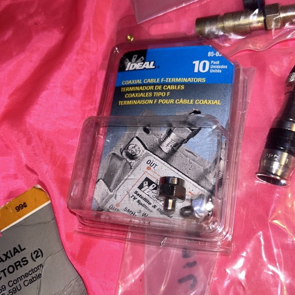 Brand New assorted Coax Cable fittings and connectors lot deal take all package - Picture 7 of 8